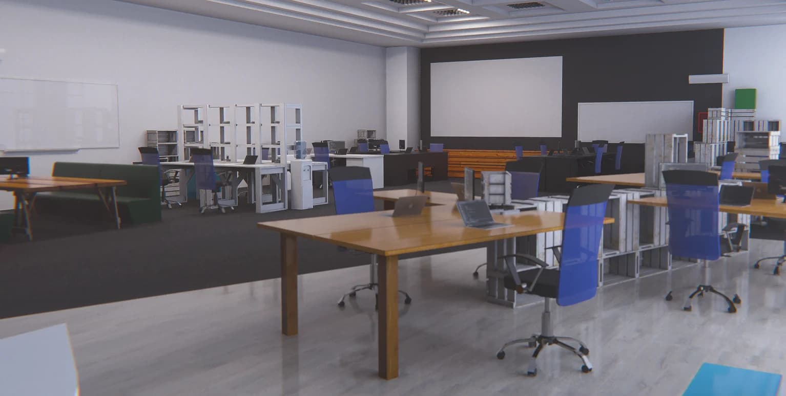 Office Space - Unity-Ready 3D Asset 