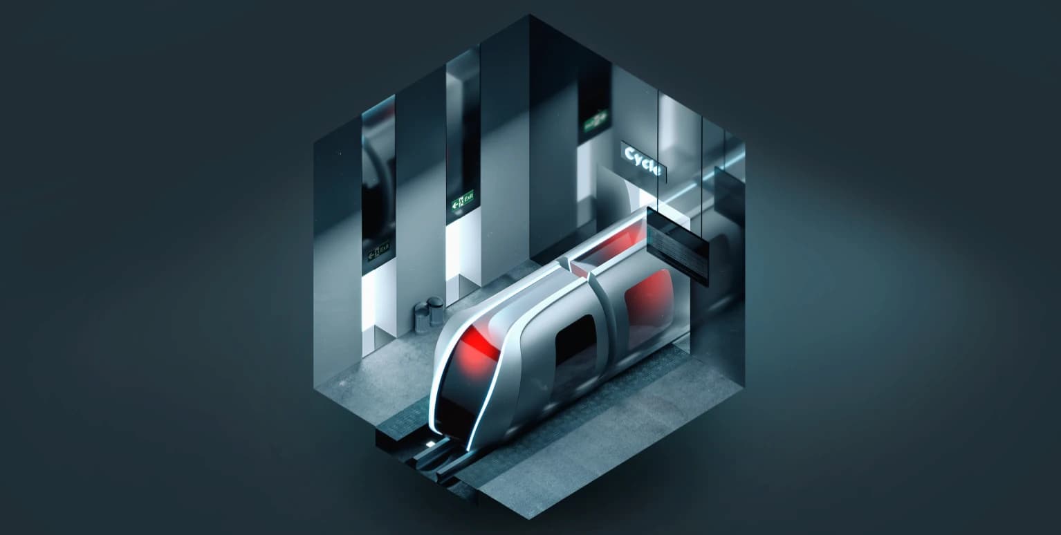 Isometric Subway Station Design