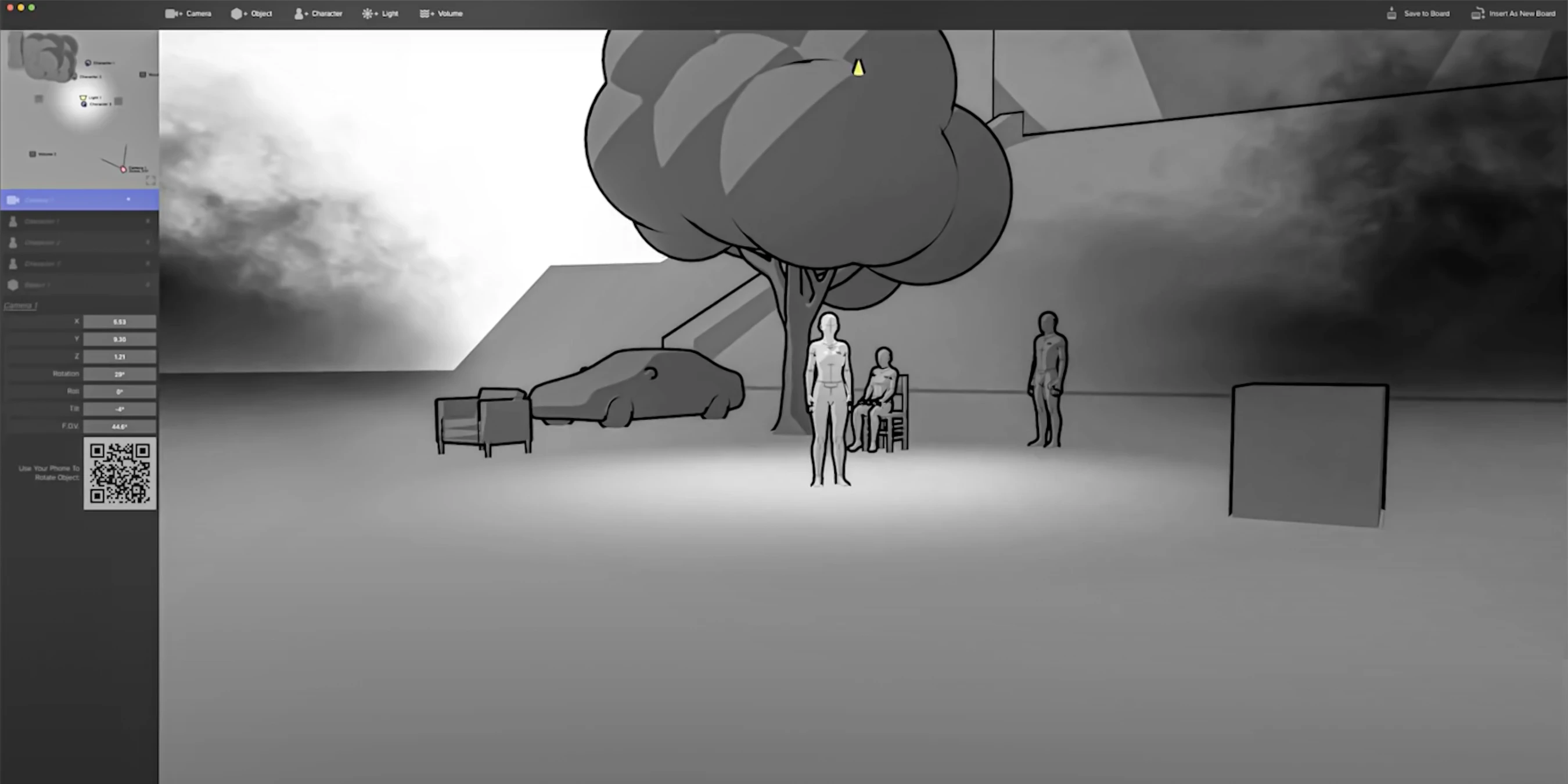 Scene (Board) Environment Adjusting Tools